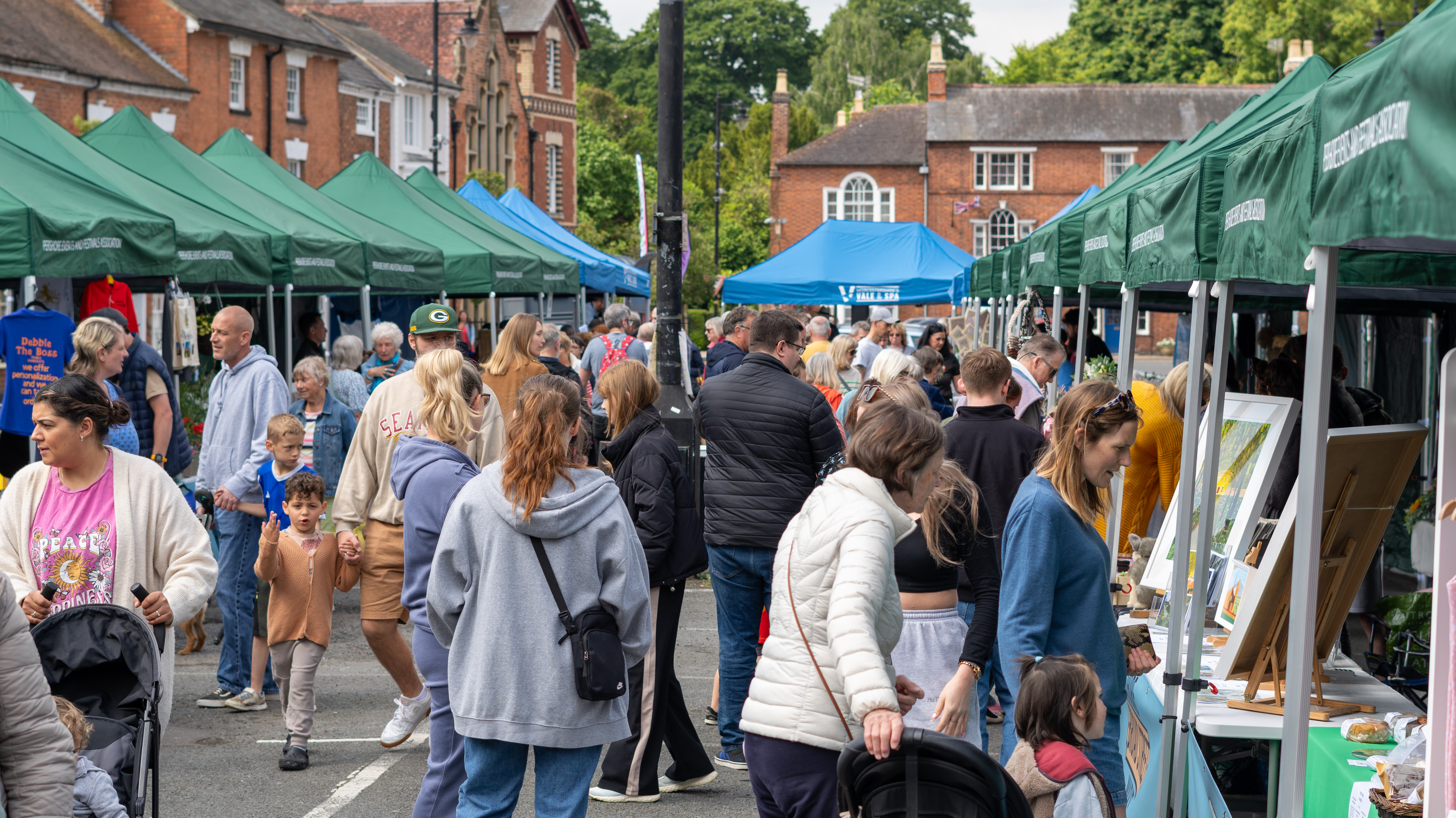 Picture of stall at the market